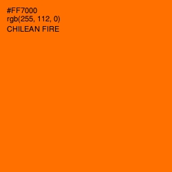 #FF7000 - Chilean Fire Color Image